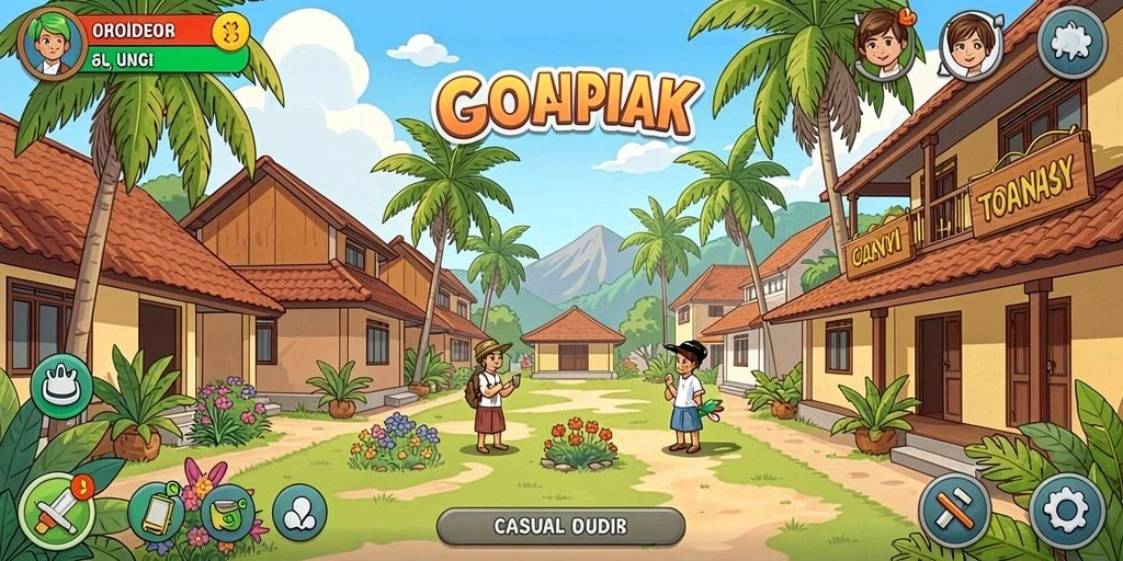 Pemandangan grafis yang memukau dan detail.