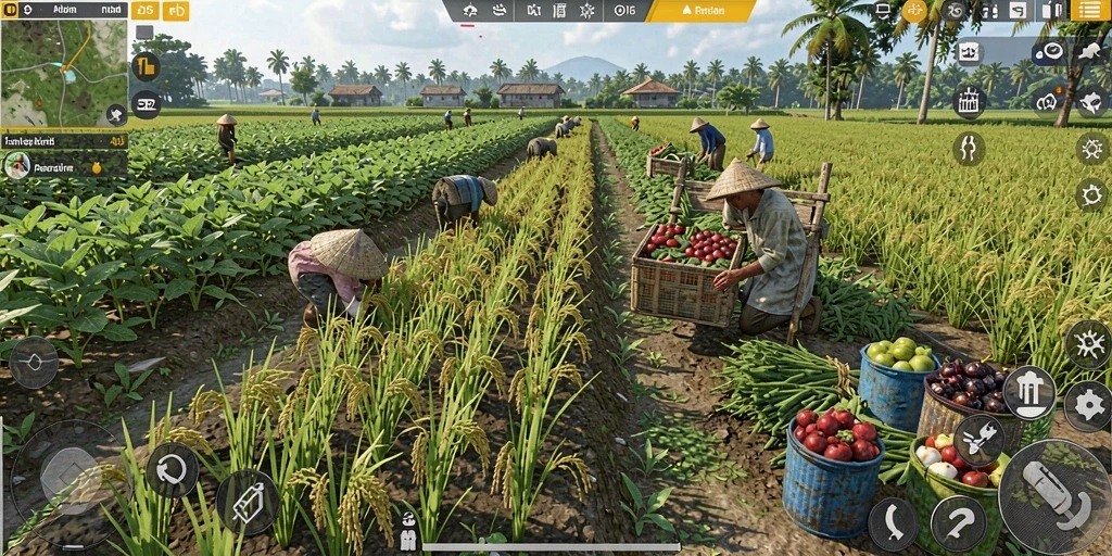 Screenshot dari level terbaru yang penuh tantangan.