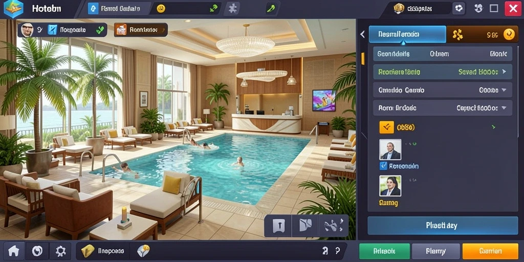 Screenshot aksi seru dalam permainan.